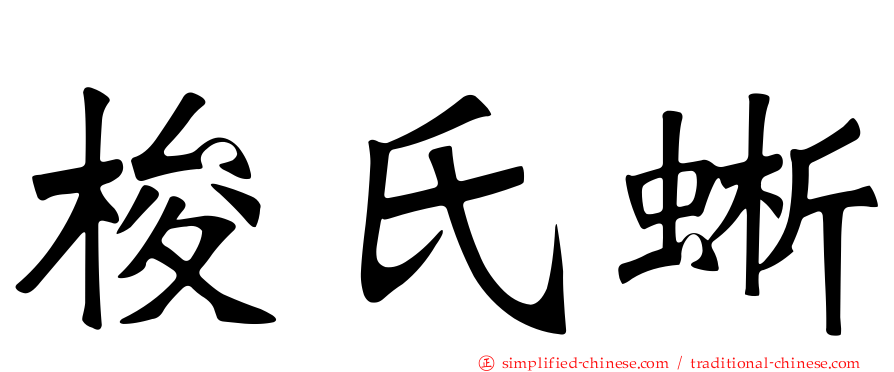 梭氏蜥