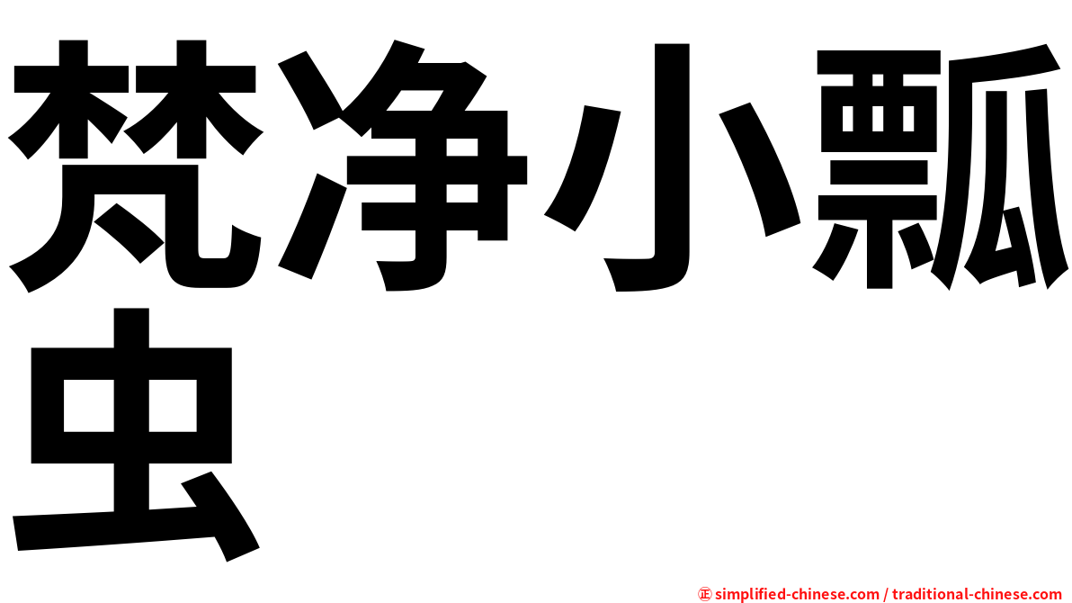 梵净小瓢虫