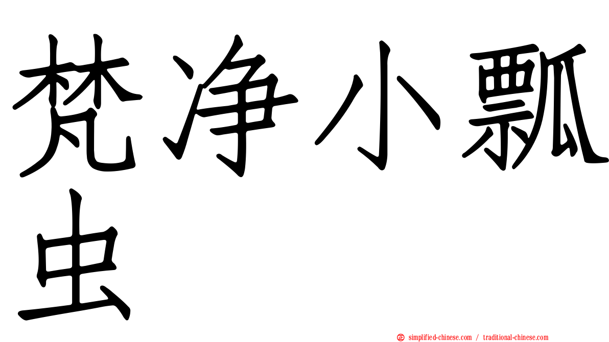 梵净小瓢虫
