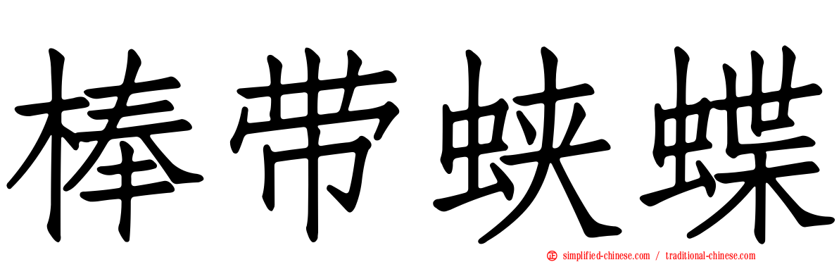 棒带蛱蝶