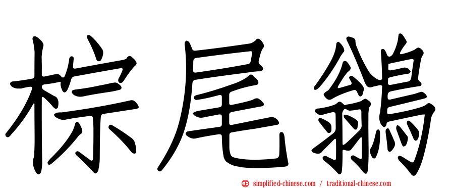 棕尾鹟