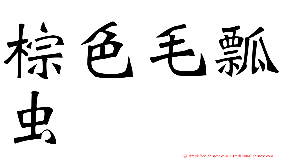棕色毛瓢虫