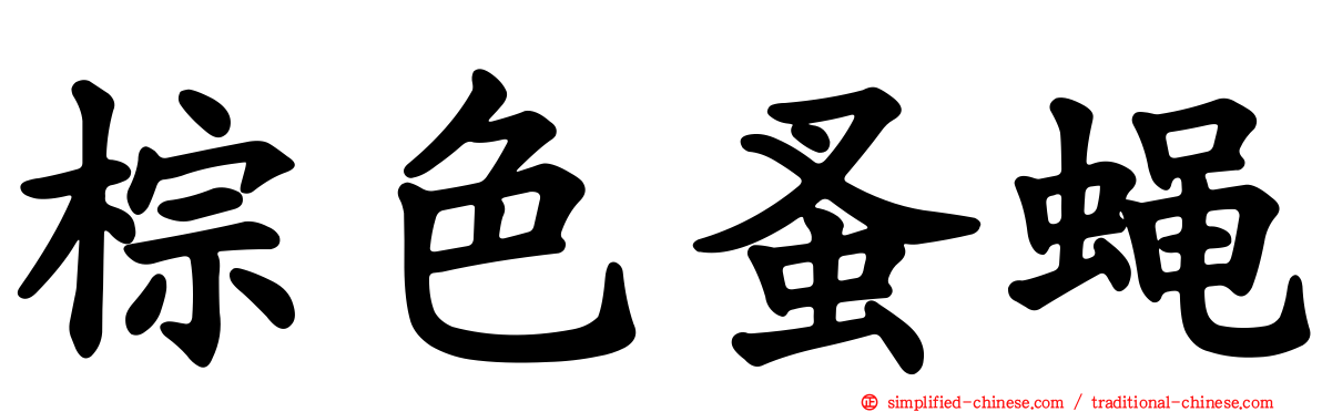棕色蚤蝇