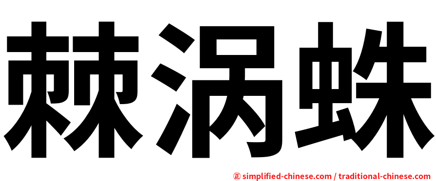棘涡蛛