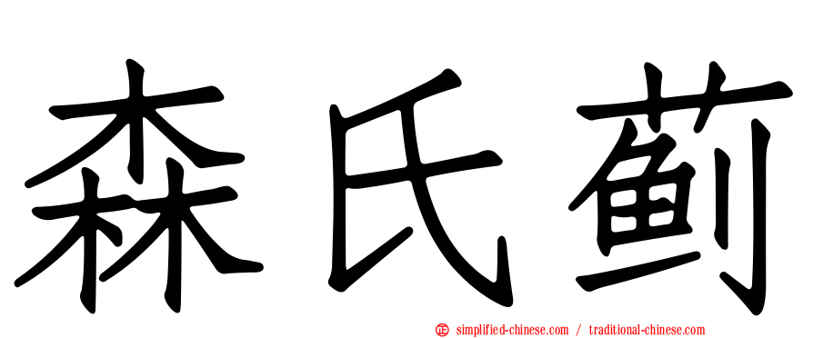 森氏蓟