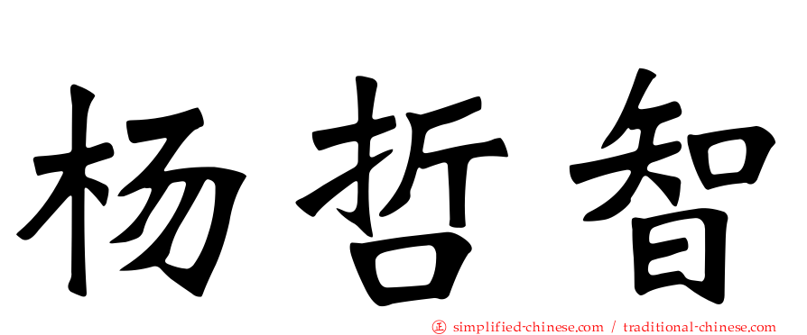 杨哲智