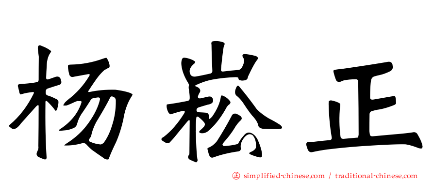 杨崧正