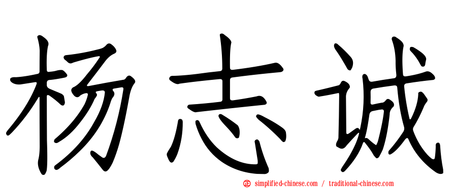 杨志诚