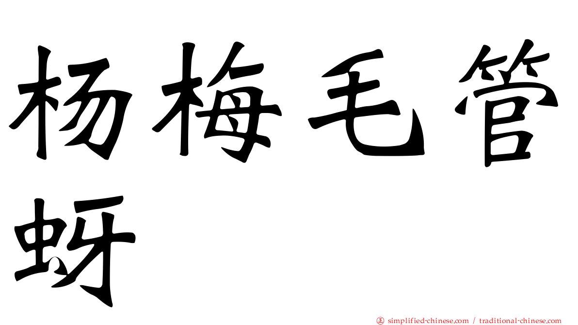 杨梅毛管蚜