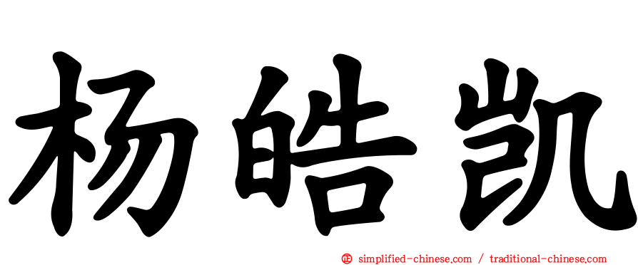 杨皓凯