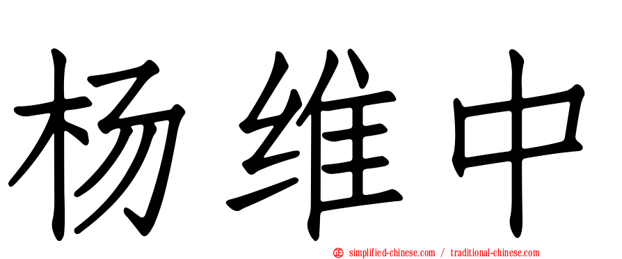杨维中