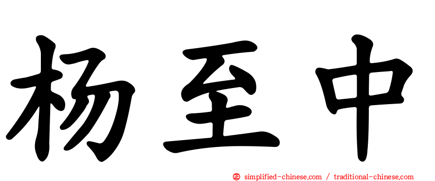 杨至中