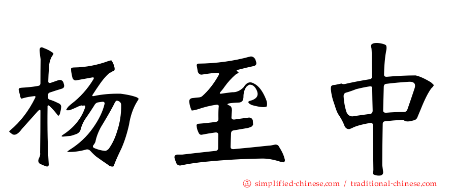 杨至中