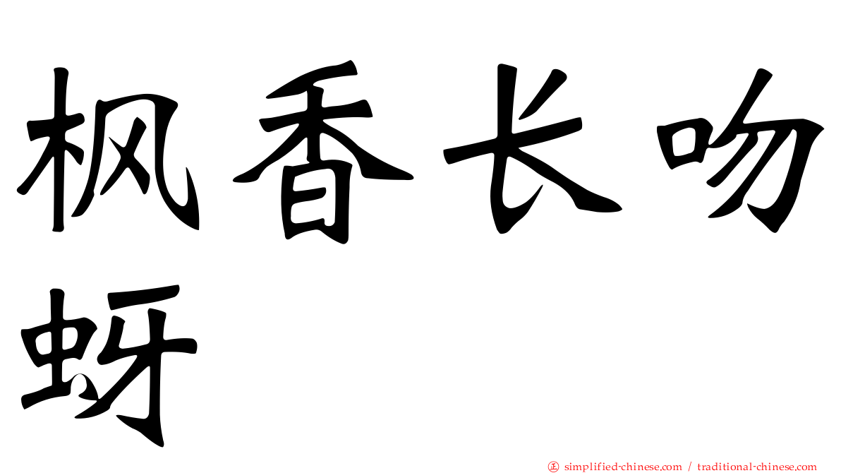 枫香长吻蚜