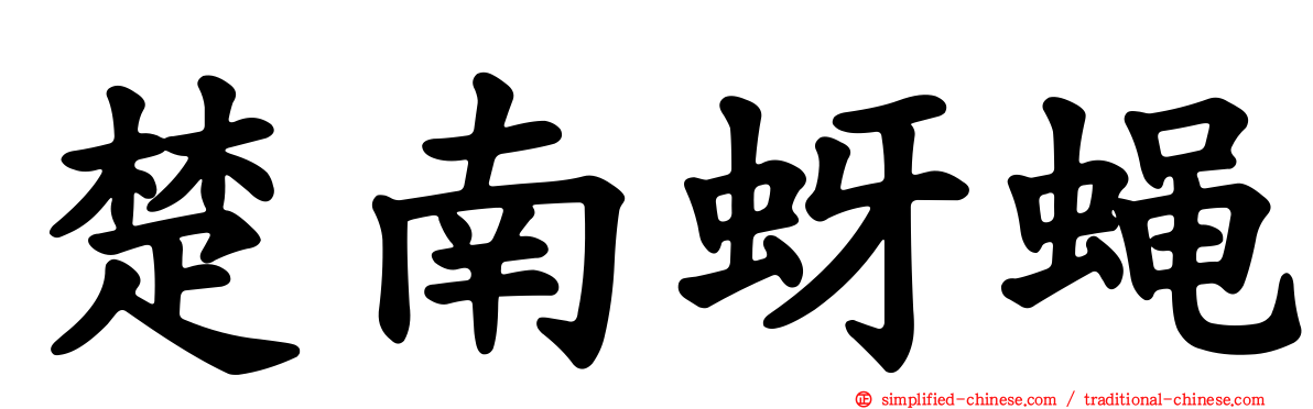 楚南蚜蝇