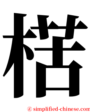楛 serif font
