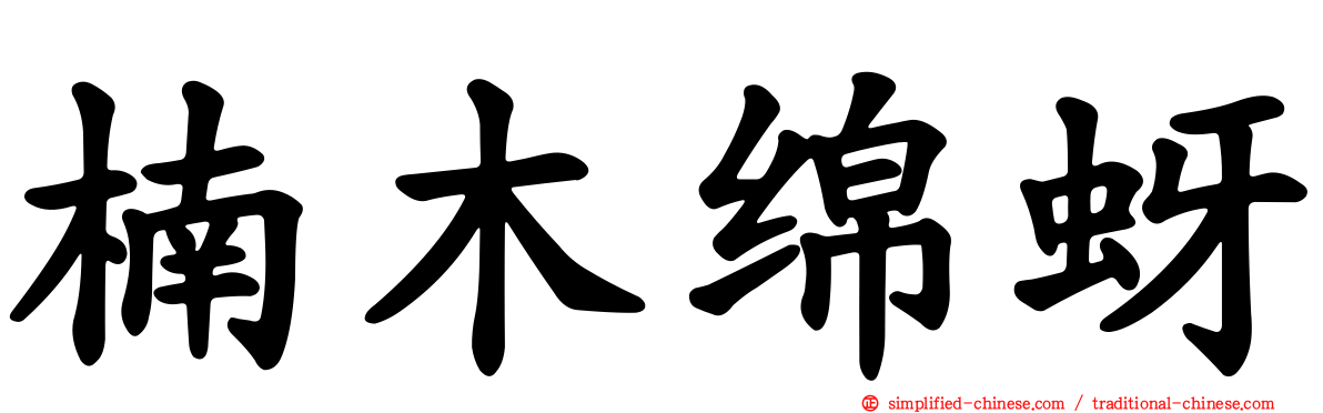楠木绵蚜
