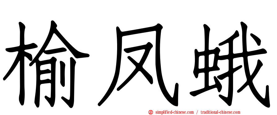 榆凤蛾