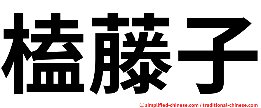 榼藤子