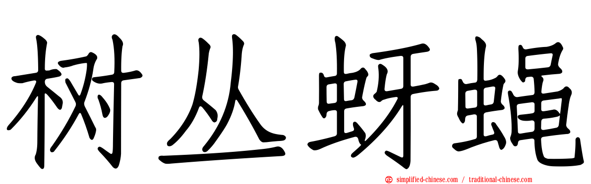 树丛蚜蝇