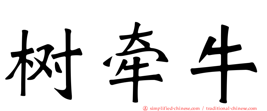 树牵牛