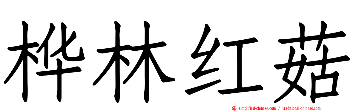 桦林红菇