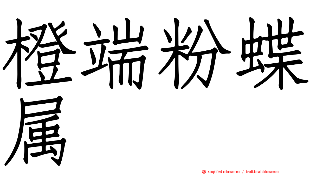 橙端粉蝶属