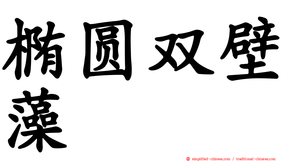 椭圆双壁藻