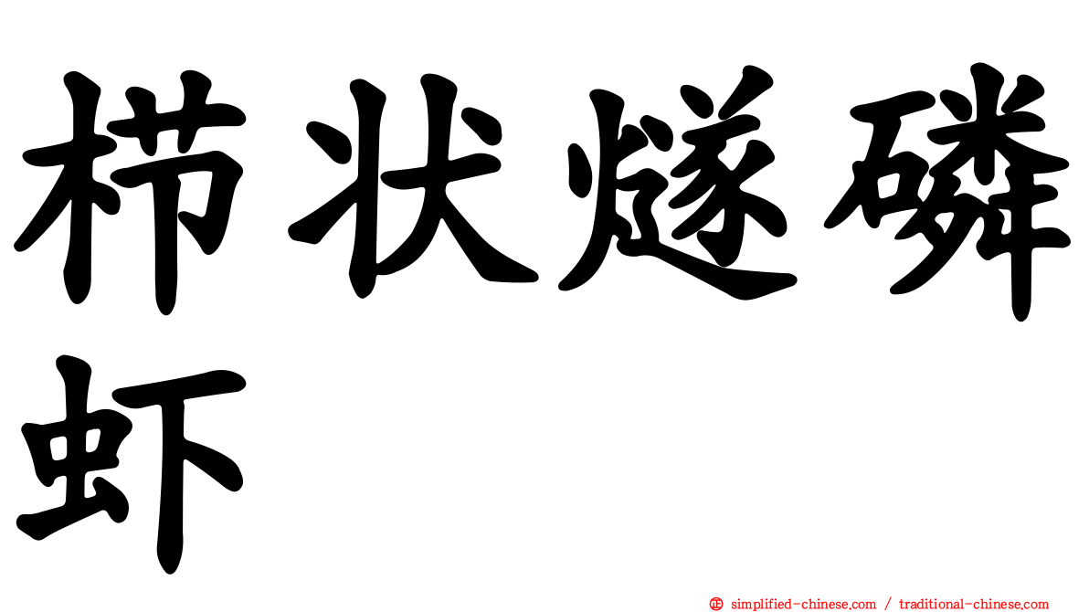 栉状燧磷虾