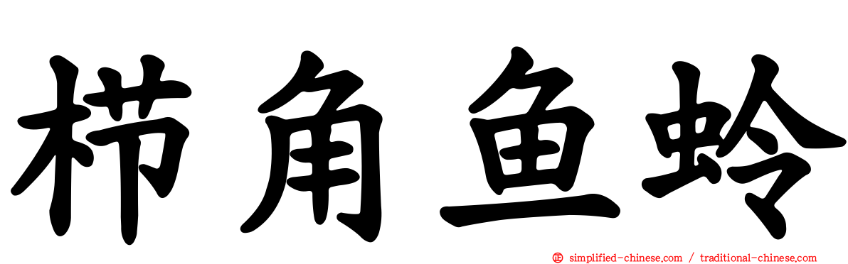 栉角鱼蛉