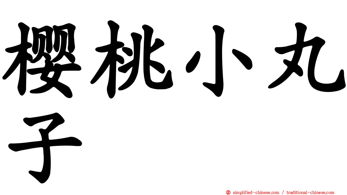 樱桃小丸子