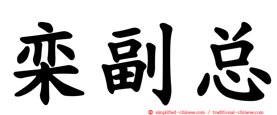 栾副总