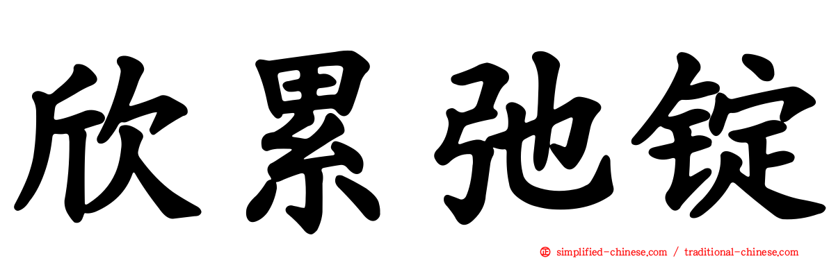 欣累弛锭