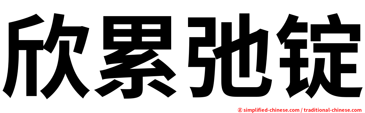欣累弛锭