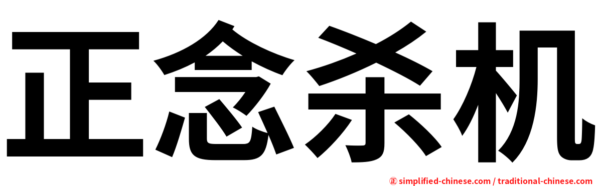 正念杀机