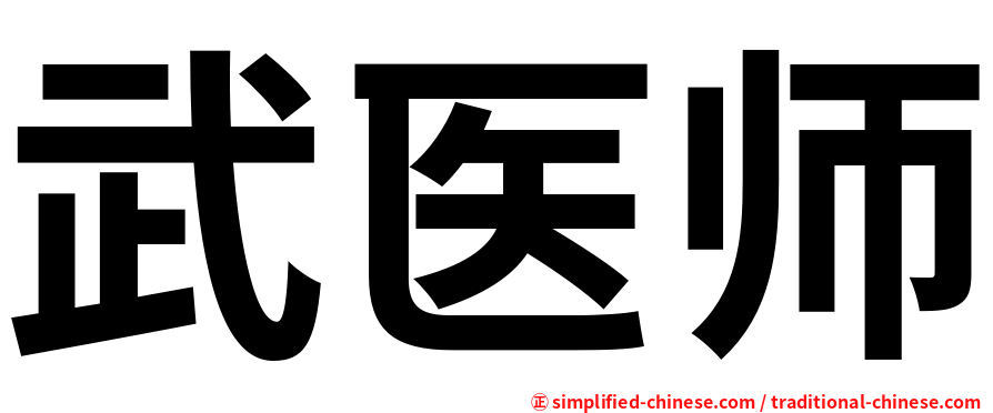 武医师
