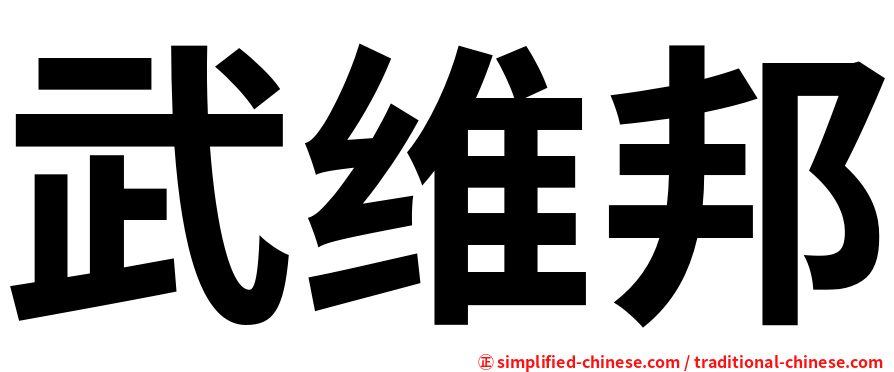 武维邦