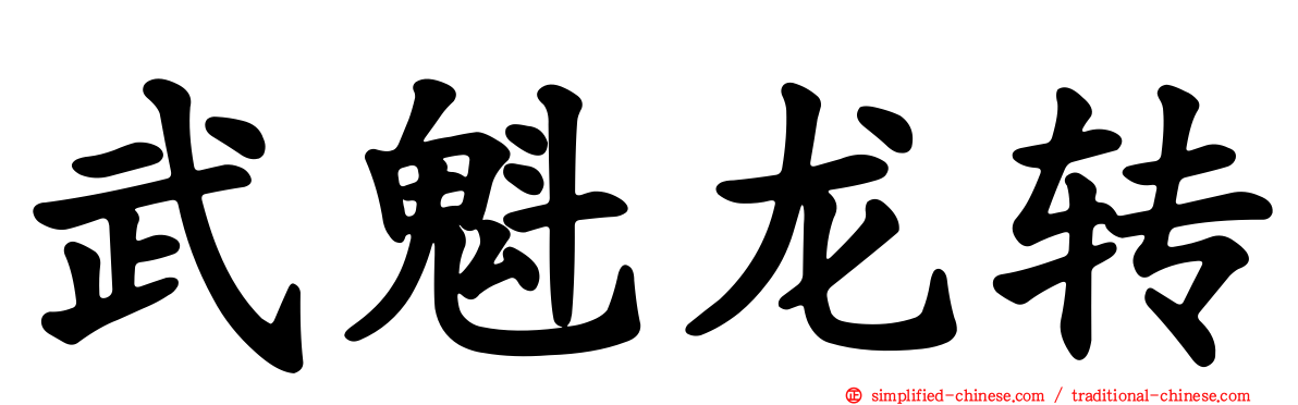 武魁龙转