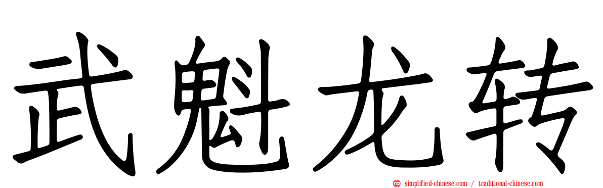 武魁龙转