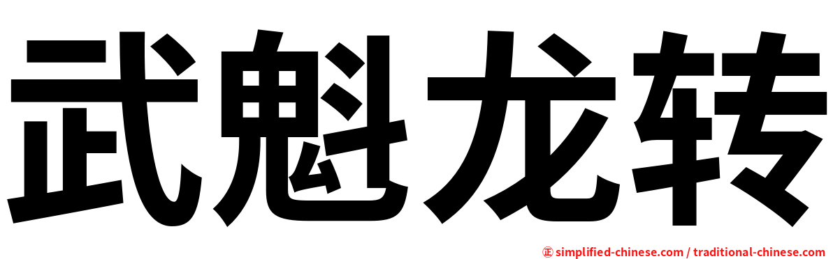 武魁龙转