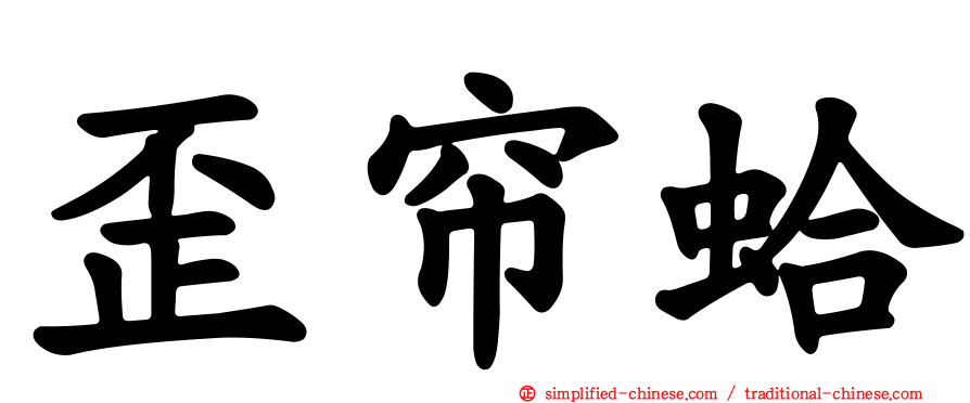 歪帘蛤