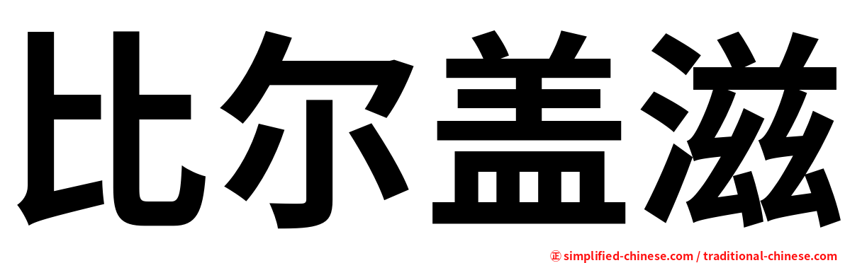 比尔盖滋