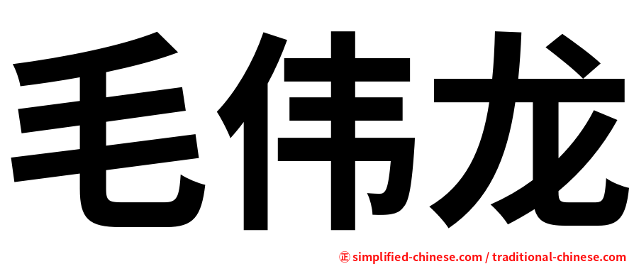 毛伟龙