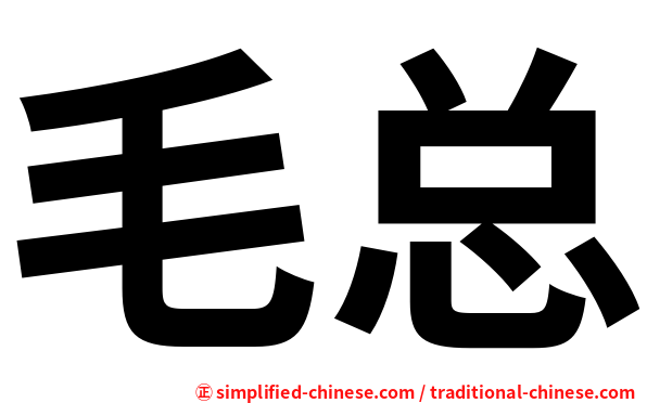 毛总