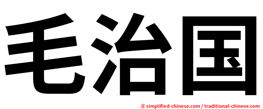 毛治国
