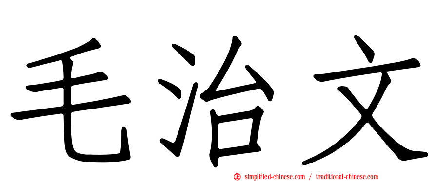 毛治文