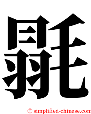 毾 serif font