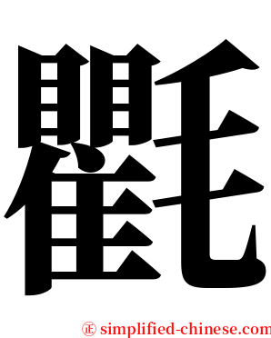 氍 serif font