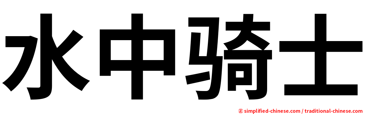水中骑士