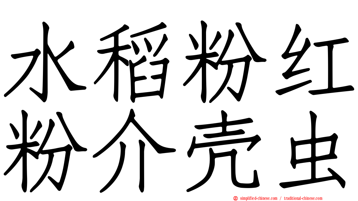 水稻粉红粉介壳虫